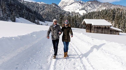 Winterwandelen in het Brixental